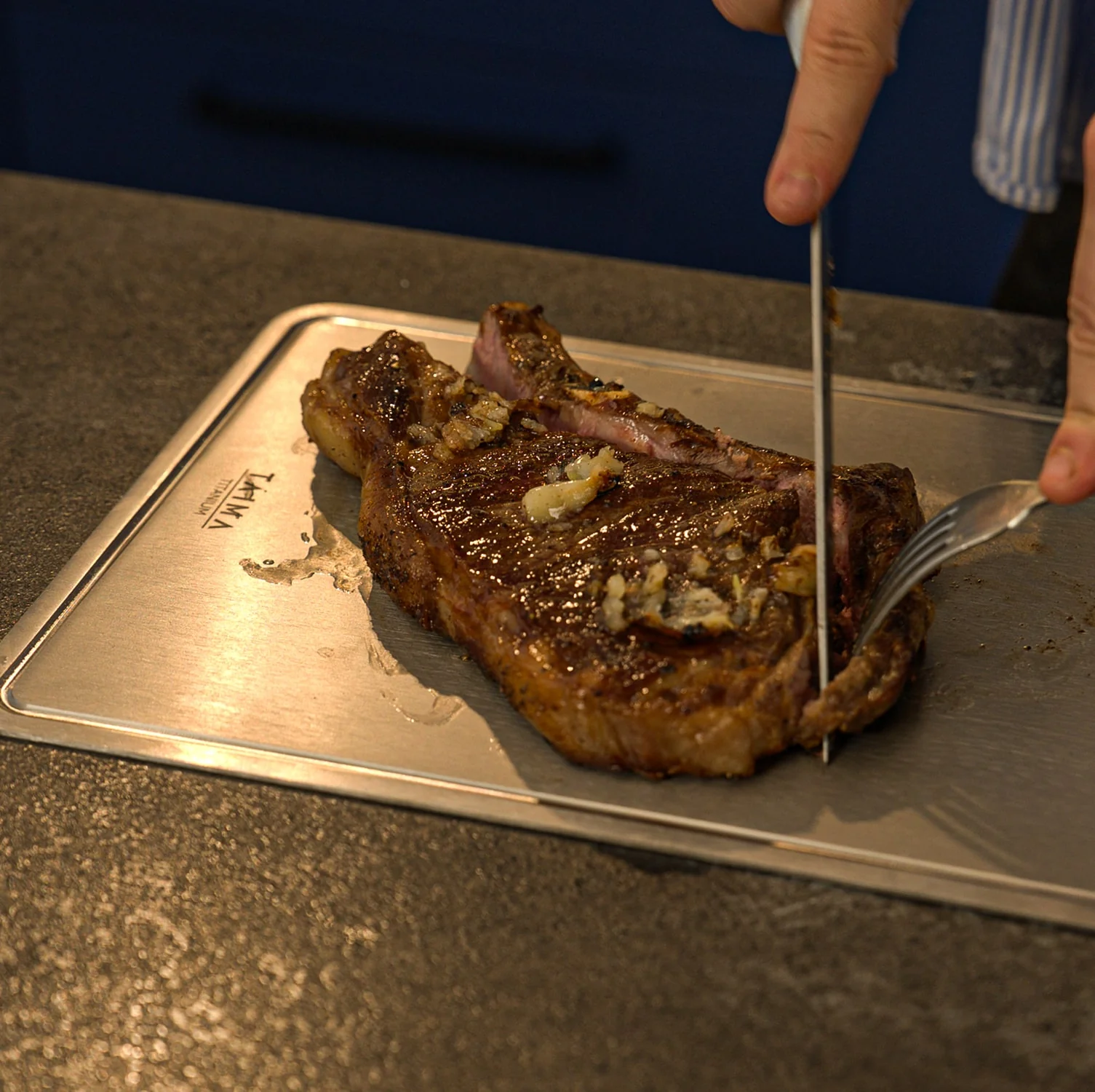 Certified Taima® Pure Titanium Cutting Board - V2 Updated Design - Image 11