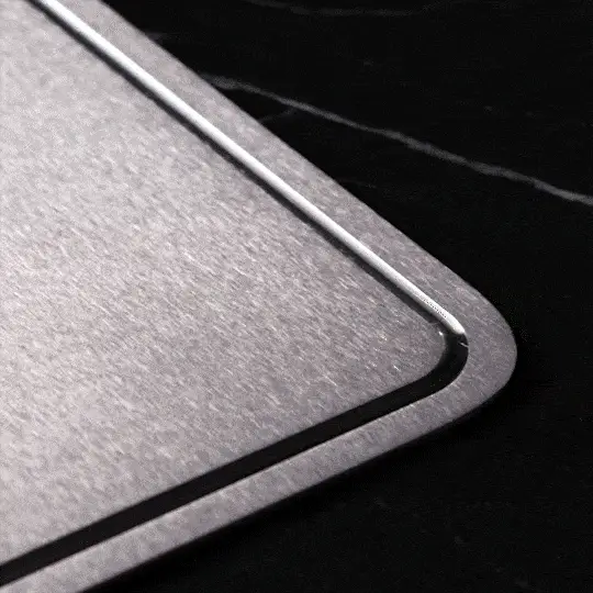 Certified Taima® Pure Titanium Cutting Board - V2 Updated Design - Image 3