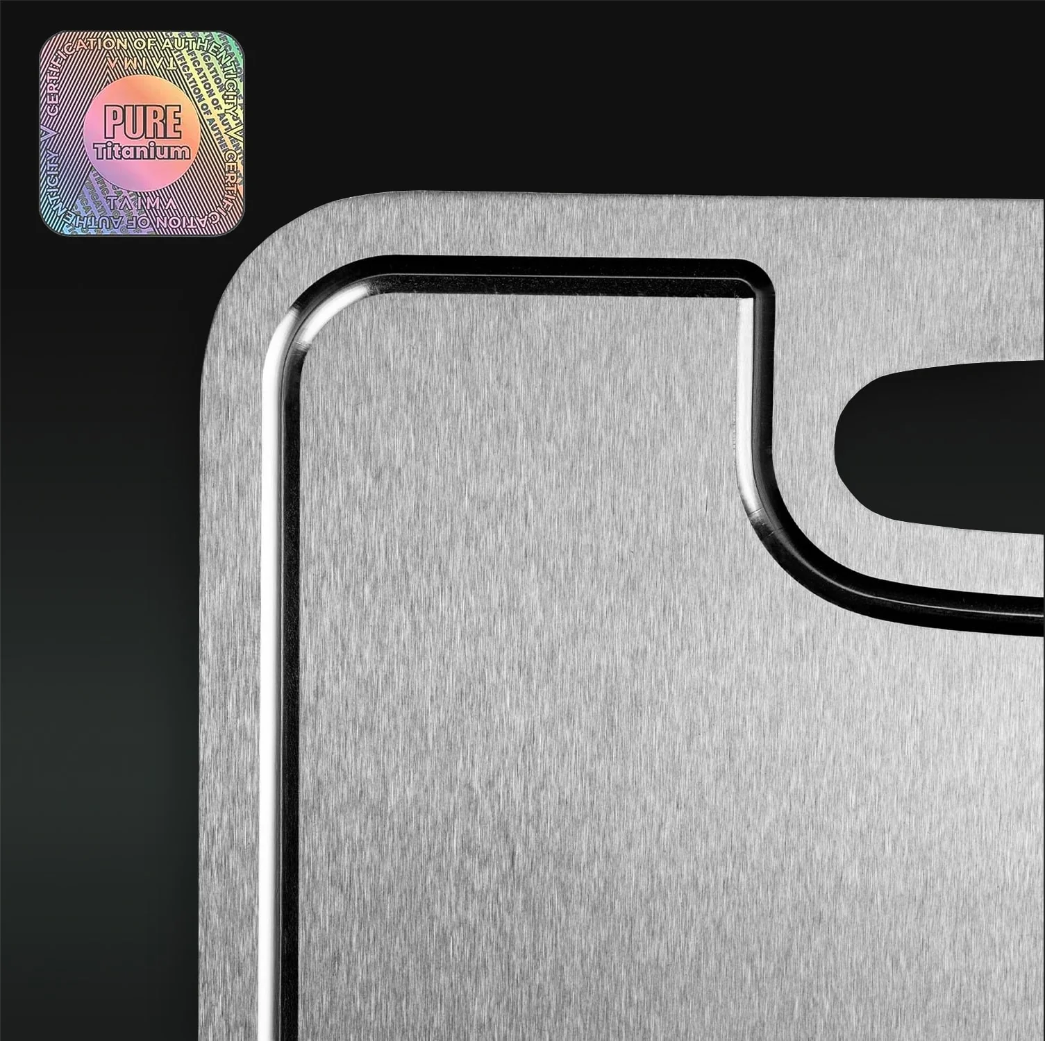 Certified Taima® Pure Titanium Cutting Board - V2 Updated Design - Image 9