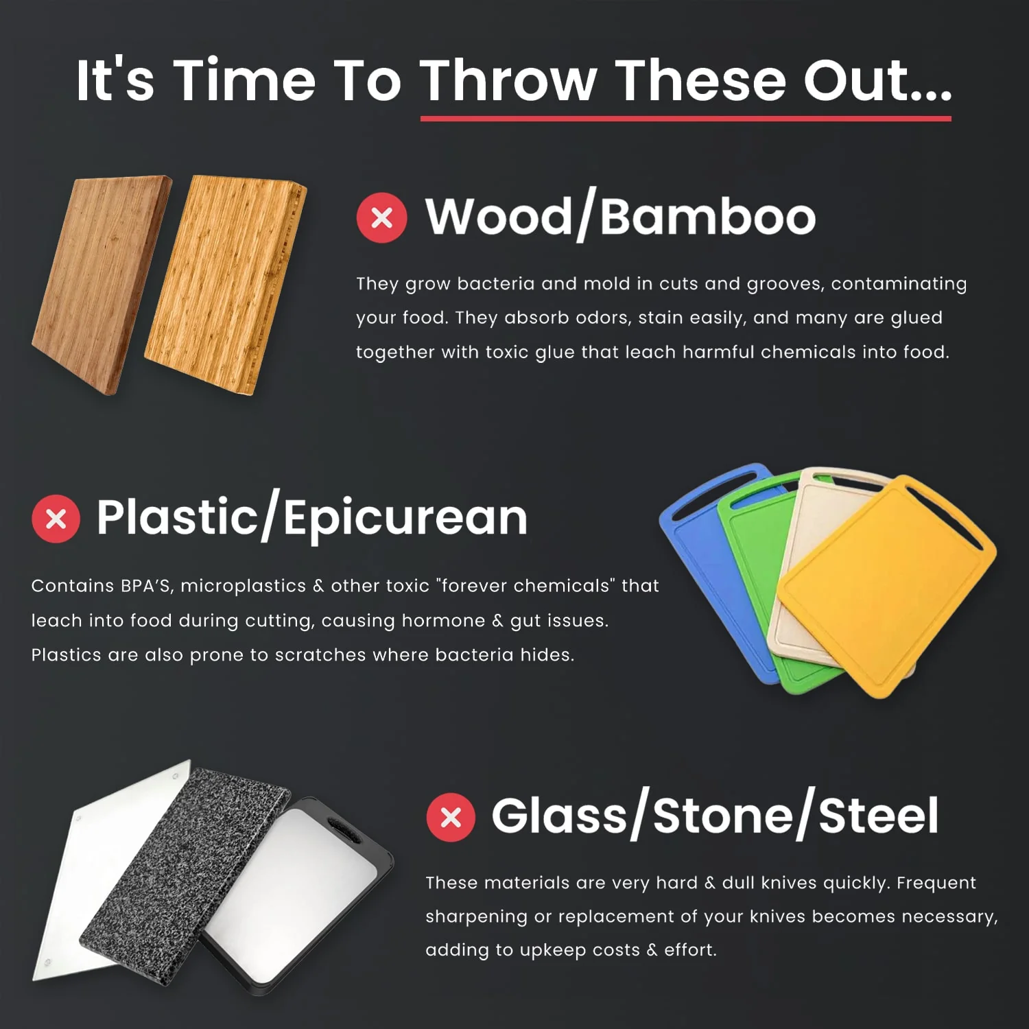 Original Taima™ 100% Pure Titanium Cutting Board + Mat + 5 Exclusive Guides - Image 4