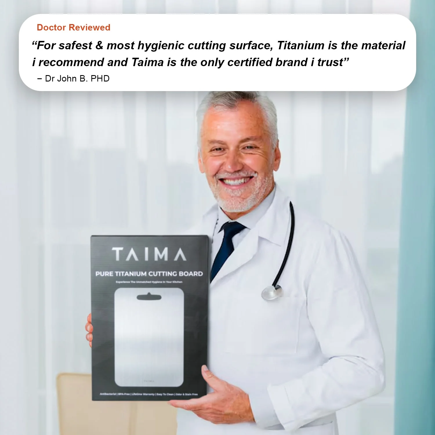 Original Taima™ 100% Pure Titanium Cutting Board + Mat + 5 Exclusive Guides - Image 7